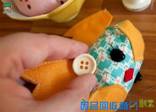 手工布偶玩具DIY 愤怒的小鸟制作方法图解教程