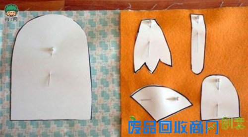 手工布偶玩具DIY 愤怒的小鸟制作方法图解教程