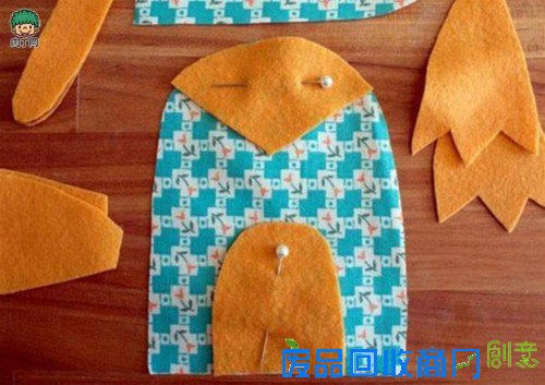 手工布偶玩具DIY 愤怒的小鸟制作方法图解教程