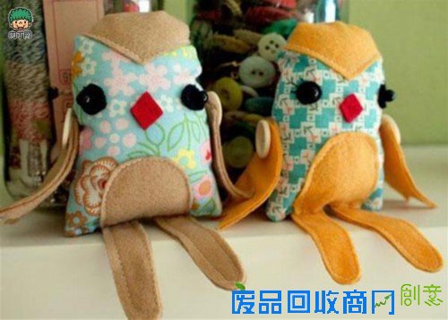 手工布偶玩具DIY 愤怒的小鸟制作方法图解教程