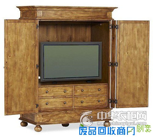 旧家具DIY翻新改造 二手实木衣柜变废为宝(图)