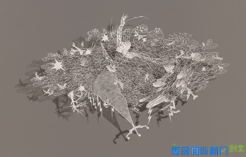 香港艺术家李宝怡的震撼剪纸作品