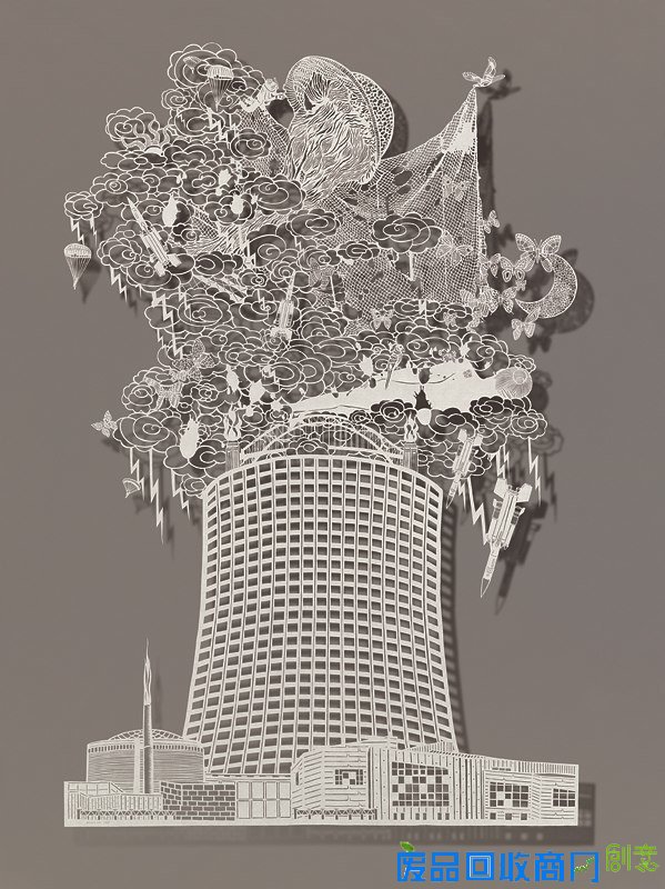 香港艺术家李宝怡的震撼剪纸作品