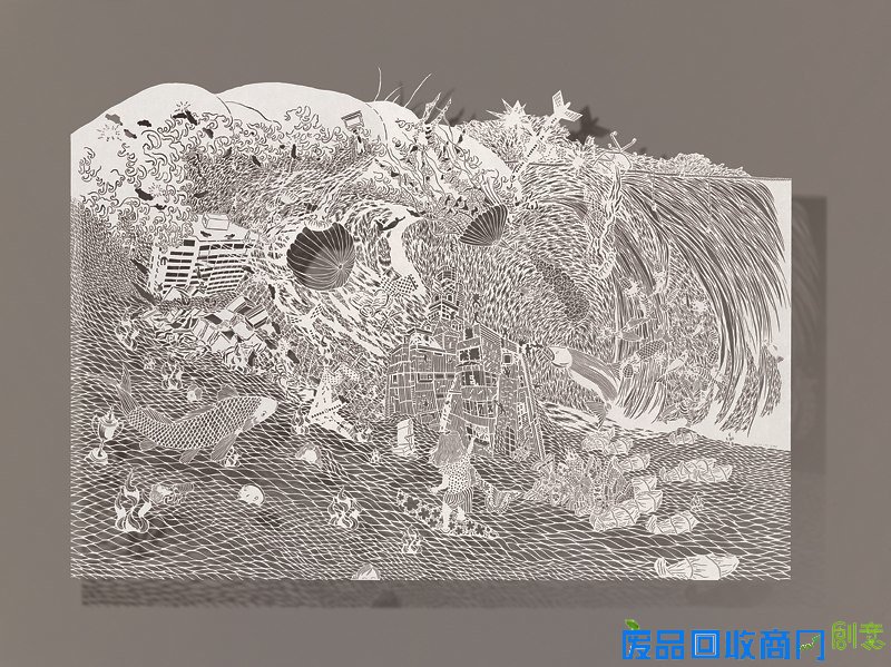 香港艺术家李宝怡的震撼剪纸作品