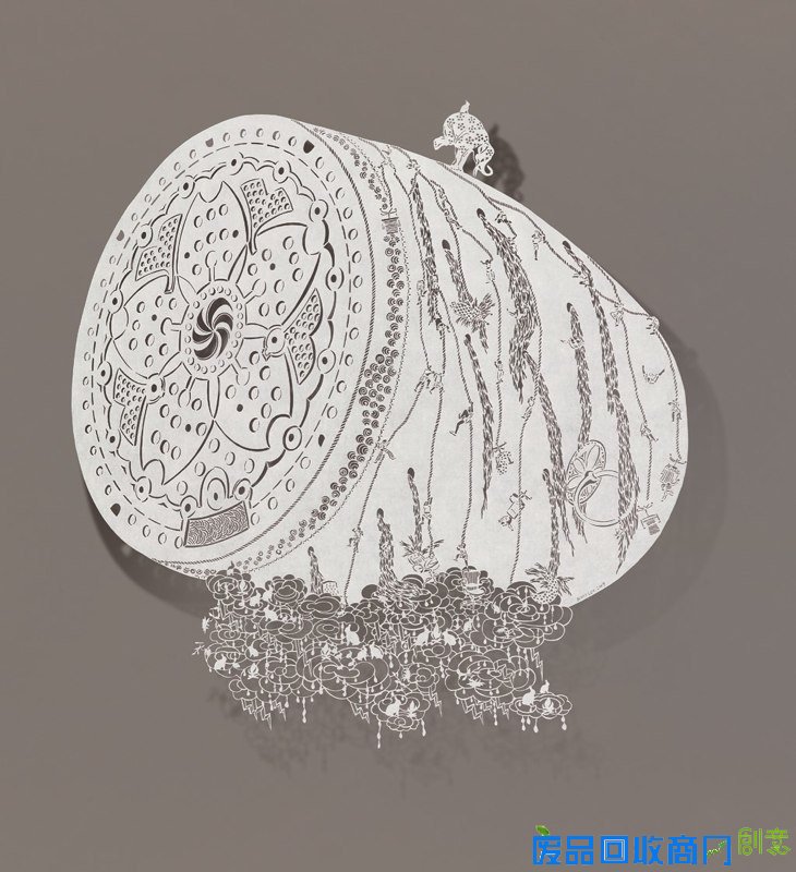 香港艺术家李宝怡的震撼剪纸作品