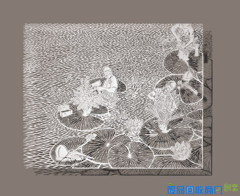 香港艺术家李宝怡的震撼剪纸作品