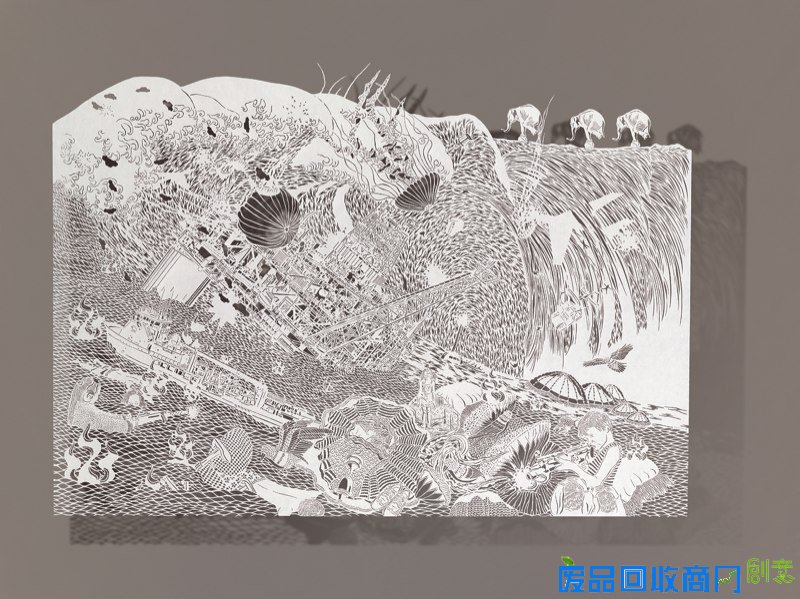 香港艺术家李宝怡的震撼剪纸作品