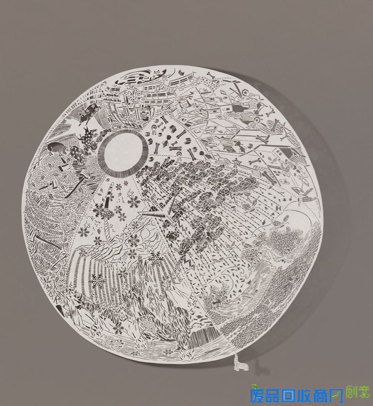 香港艺术家李宝怡的震撼剪纸作品