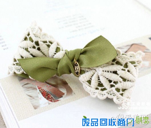 韩式蝴蝶结发夹DIY 打造专属个性发饰
