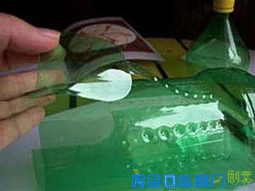 废物利用可乐瓶手工制作花篮教程 第5张图片 废物利用可乐瓶手工制作花篮教程 第5张图片