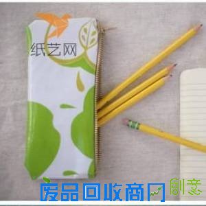 布艺教程干净清新的布艺笔袋DIY制作教程
