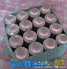 易拉罐废物利用手工制作小凳子7