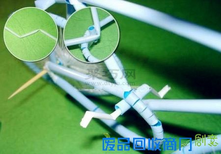 棉花棒弯成脚蹬