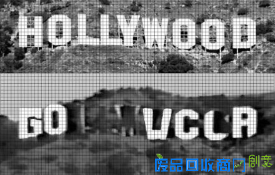 HOLLYWOOD巨型字母坐落在洛杉矶郊外，每个字母高13.7米，从第一个到最后一个字母总长度约莫107米。这组巨型字母最早树立于1923年，为“HOLLY-WOODLAND”，是房地产商的告白招牌。后来，“LAND”四个字母被去掉，成了全世界最著名的地标之一。