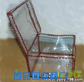 塑料瓶的神奇妙用手工制作带盖收纳箱11