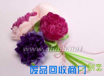 母亲节手揉纸康乃馨手工纸艺花制作教程[附康乃馨花语]_手工制作康乃馨