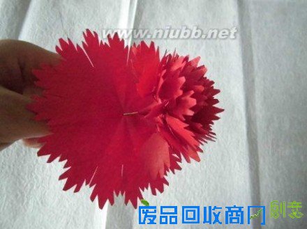母亲节手揉纸康乃馨手工纸艺花制作教程[附康乃馨花语]_手工制作康乃馨
