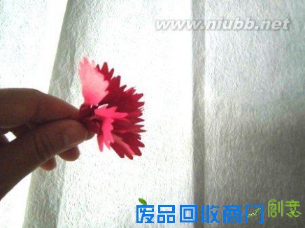 母亲节手揉纸康乃馨手工纸艺花制作教程[附康乃馨花语]_手工制作康乃馨