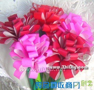 母亲节手揉纸康乃馨手工纸艺花制作教程[附康乃馨花语]_手工制作康乃馨