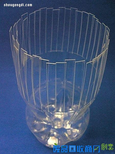 可乐瓶饮料瓶变废为宝DIY手工制作漂亮花瓶-