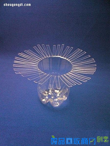 可乐瓶饮料瓶变废为宝DIY手工制作漂亮花瓶-