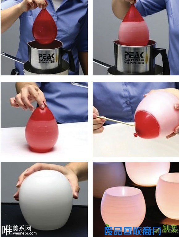 浪漫唯美烛台蜡烛手工diy教程