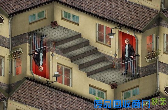 每张图颠覆你的想象 惊叹的错觉空间照