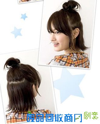 夏季4款甜美发型分步详解