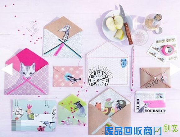 可爱的动物信封小制作