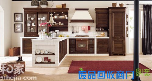 欣赏10款典雅橱柜 DIY田园地中海风格唯美厨房