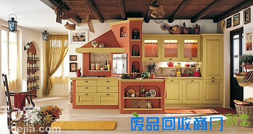 欣赏10款典雅橱柜 DIY田园地中海风格唯美厨房