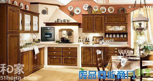 欣赏10款典雅橱柜 DIY田园地中海风格唯美厨房