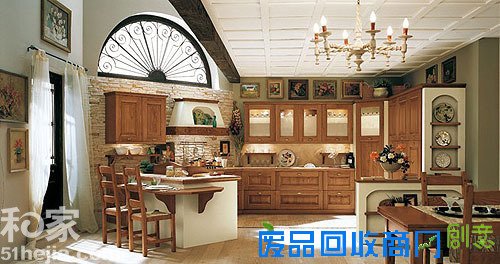 欣赏10款典雅橱柜 DIY田园地中海风格唯美厨房