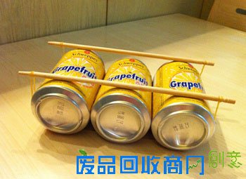 易拉罐手工制作大全：用易拉罐DIY帆船