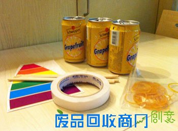 易拉罐手工制作大全：用易拉罐DIY帆船