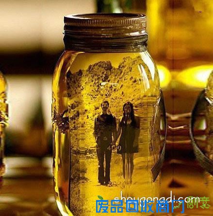 玻璃罐相框DIY制作 怀旧风玻璃相框手工制作 -  