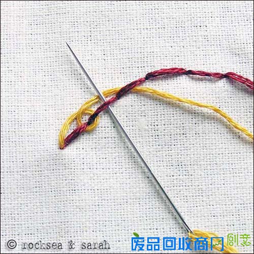 【刺绣基础教程】刺绣常用的几种针法图解