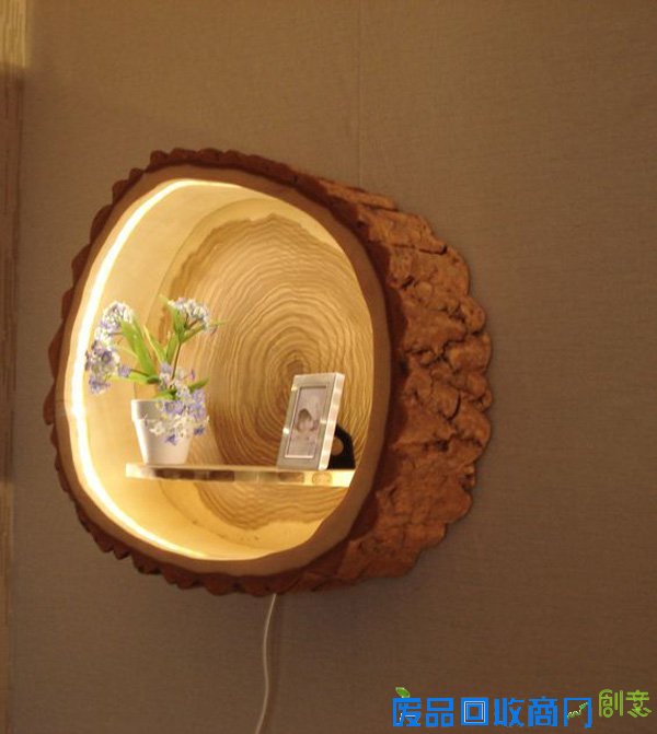 30个创意的木头切片DIY设计作品 创意悠悠花园