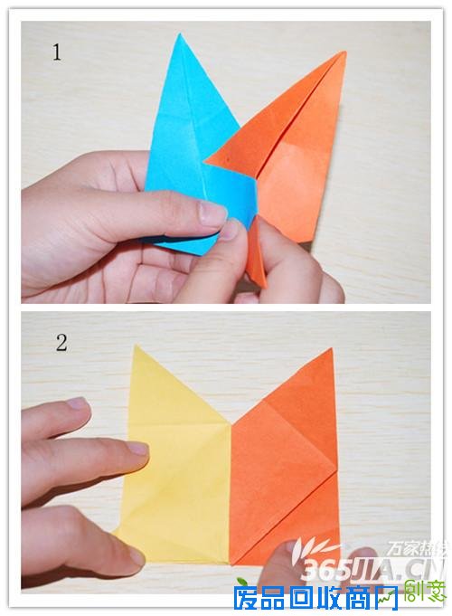 合肥女大学生最爱的八角星折纸步骤五