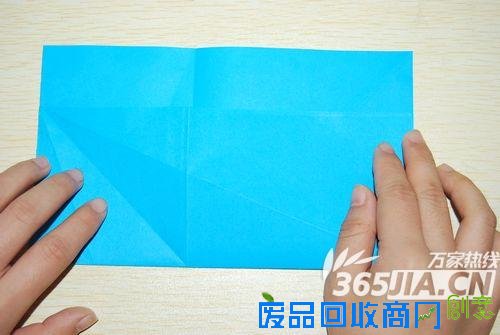 合肥女大学生最爱的八角星折纸步骤二