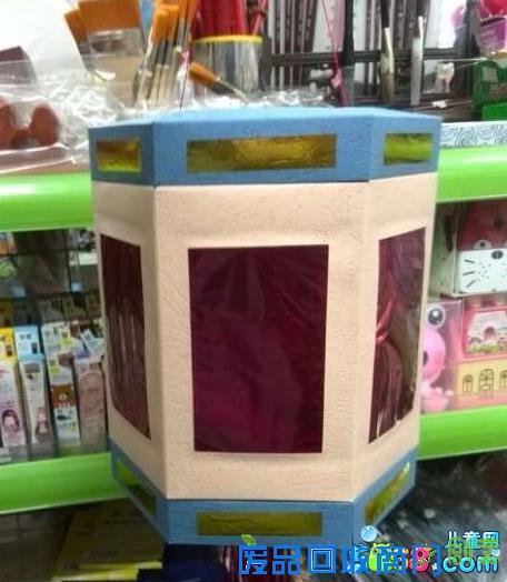 手工制作灯笼-可以放蜡烛的灯笼