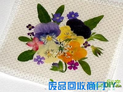 押花十字绣布杯垫的做法(第1页)