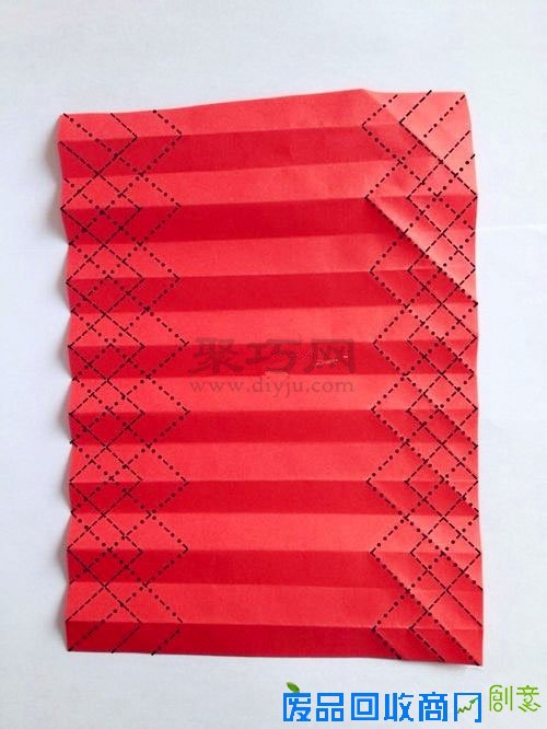 纸灯笼的折法图解 教你如何手工折纸灯笼