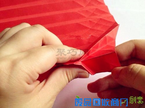 纸灯笼的折法图解 教你如何手工折纸灯笼