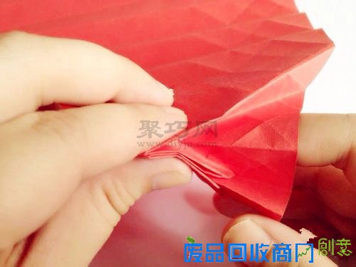 纸灯笼的折法图解 教你如何手工折纸灯笼