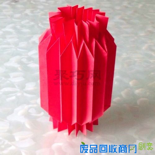 纸灯笼的折法图解 教你如何手工折纸灯笼