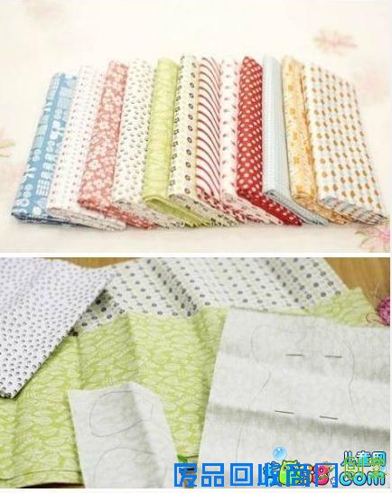 布艺手工制作图解-萌态小动物