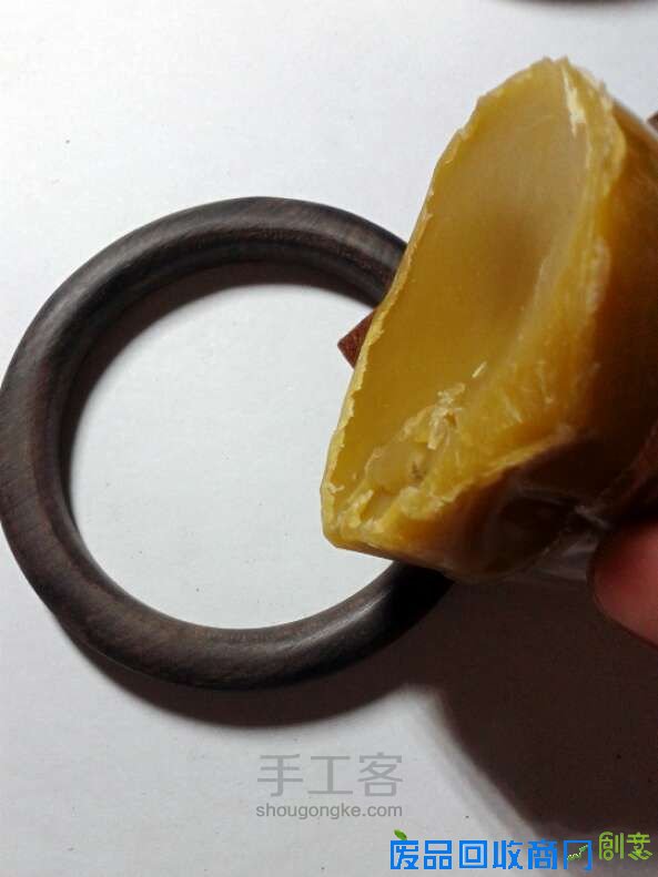 紫光檀木手镯制作 第9步