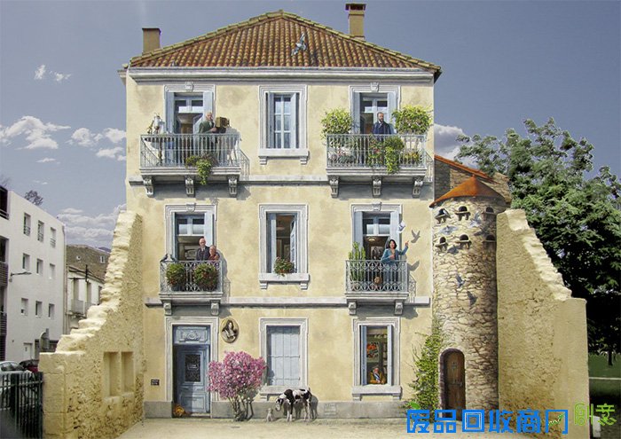 非常有趣的街头墙壁涂鸦艺术作品