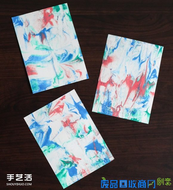 涂鸦风印染信封制作教程 创意涂鸦信封DIY方法